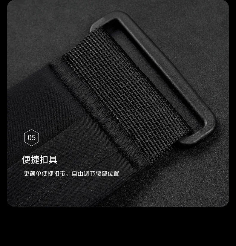 New Outdoor Sports Running Waistband Phone Pouch For iPhone 15 14 13 12 11 Pro Max AirPods Pro 3 Ultra-thin GYM Waist Pack Bag