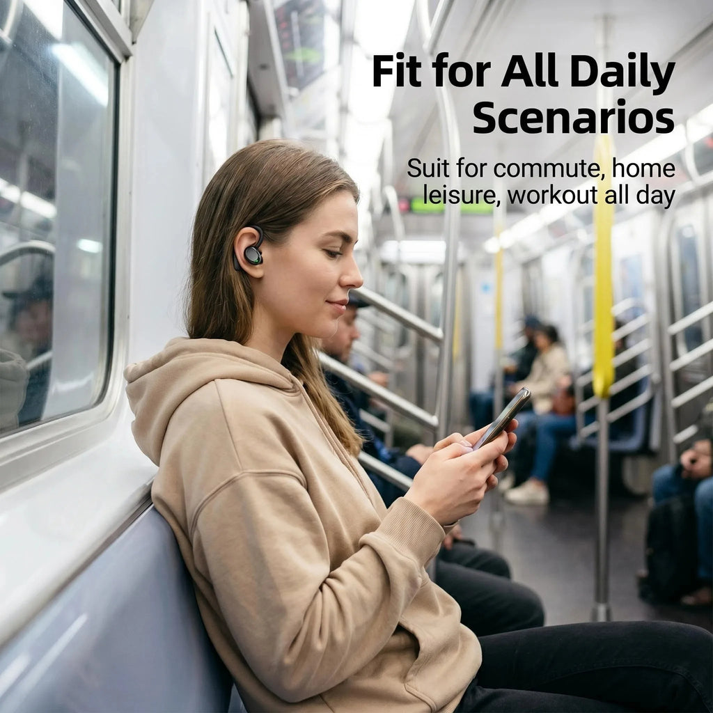 Original Lenovo Clip Open-Ear TWS Earbuds SP180 Wireless Earphone Bluetooth Headphone Comfortable Wear Long Battery With Mic