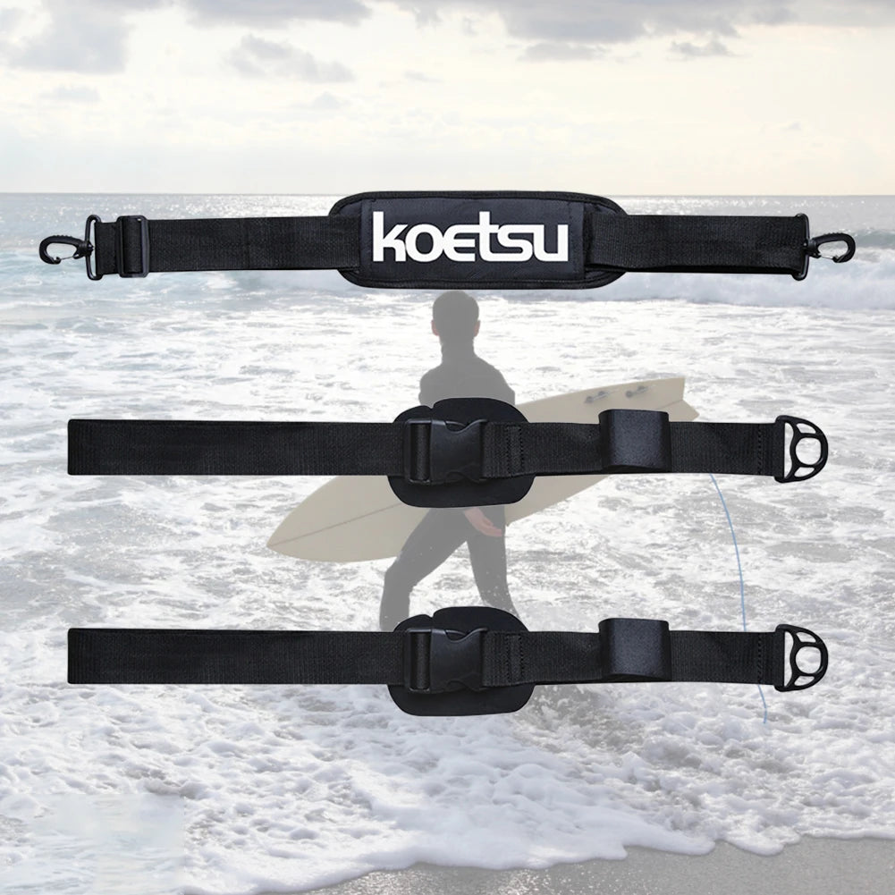 Surfboard Shoulder Strap Adjustable Stand Up Surf Paddle Board Strap Sups Board Carrier Accessories Portable Paddle Board Sling