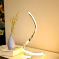 Modern Led Table Lamps Art Acrylic Metal Reading Desk Lamps Bedroom  Bedside  Living Room Study Decorative US/EU Night Lights