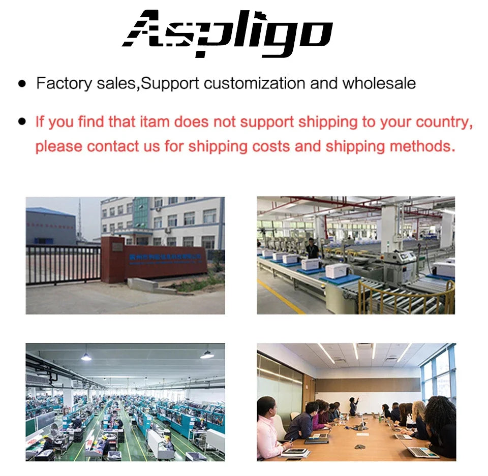 Aspligo 10500BTU 12V Split Air Conditioner Low Noise 24V Energy Saving Parking AC For Car Motorhome Truck Camper RV CE Certified