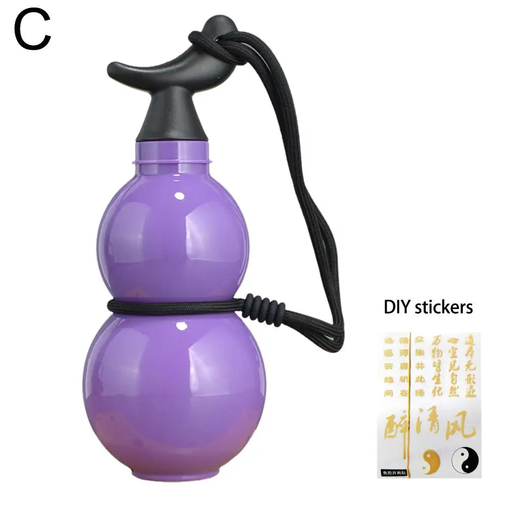 750ml Chinese Retro-Inspired Gourd Water Bottle Large Capacity Outdoors Leak-proof Water Sports Bottle King Wukong Drinking Cup
