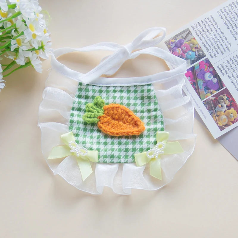 1pc Pet Cat Bib Little Yellow Duck Pet Scarf Suitable for Small and Medium Dogs and Cats