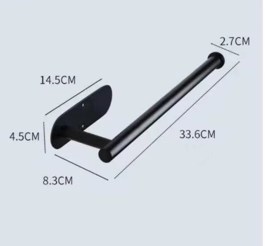 Towel Rack Non-punched Towel Rack Bathroom Rack Self-adhesive Bathroom Kitchen Towel Hand Towel Rack Household Items