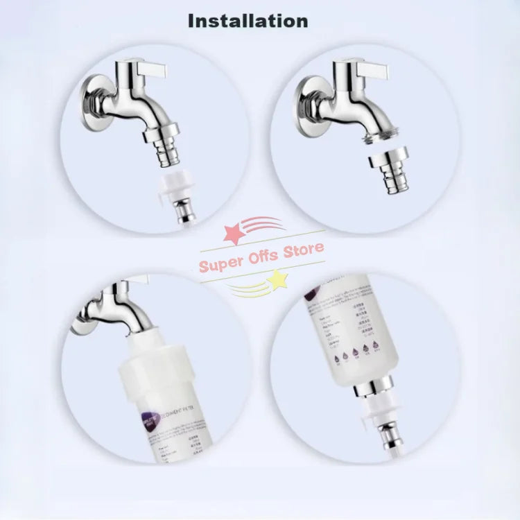 5'' Pre-filter Household Purifier Water Filter for Washing Machine Toilet Shower Water Heater Replaceable PP Cotton Cartridge