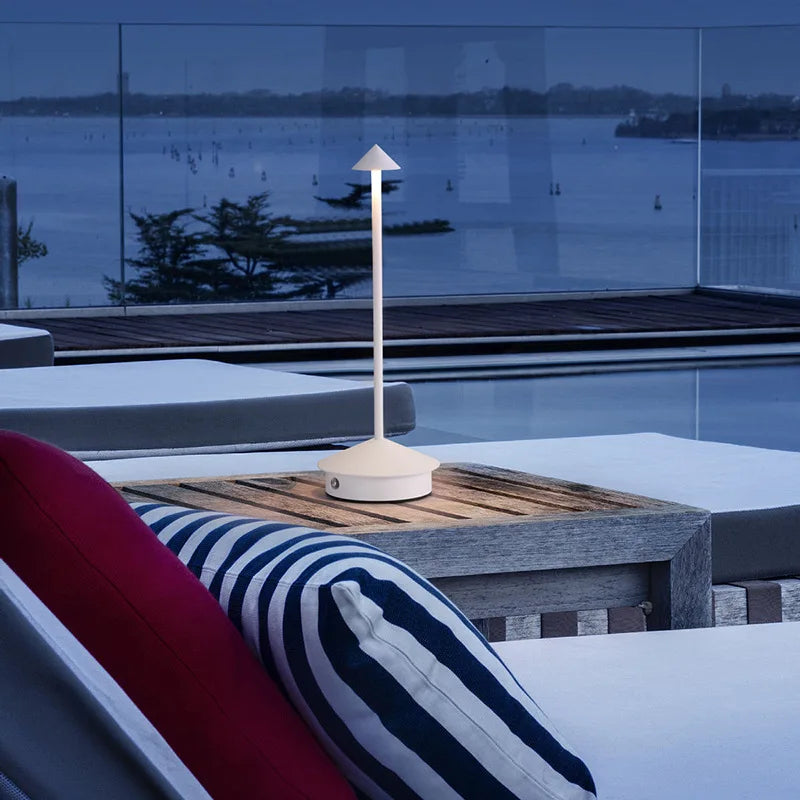 Creative Dining Touch Led Hotel Bar Coffee Pina pro Table Lamp Rechargeable Table Lamp Lampada Da Tavolo Decorative Desk Lamp