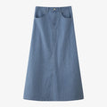 AS  SS26 pinstripe denim skirt fashion woman clothes lady wear