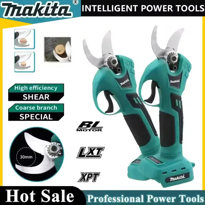 Makita 18V Battery Professional Cordless Electrician Scissors Pruning Shears Cutter Wireless Drills Tools Garden Pruner