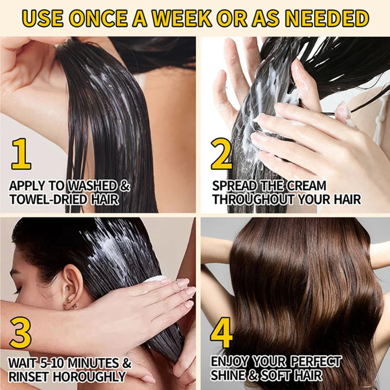1/3 Pcs Hair Mask 120ml Each Deep Conditioning Treatment Repair Dry Damaged Hair Moisturizing Nourishing Keratin Collagen Argan Oil Smoothing Frizz Control For Women Men All Hair Types