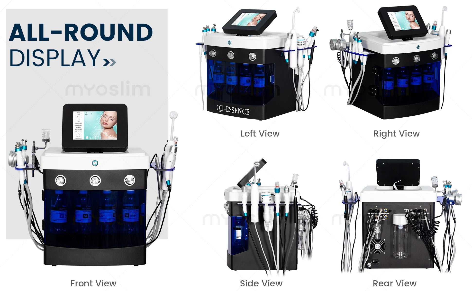 14 in 1 Hydro Beauty Skin Care Master Machine Deep Cleaning Blackhead Removal Skin Firming Brightening Shrink Pores Device