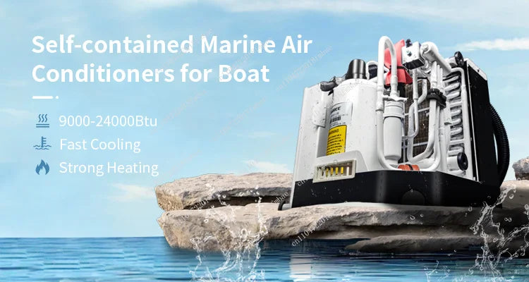 Marine Air Conditioners for Boat Multi Function Best Sale 16000Btu Yacht Air Conditioning Water Cooled Chiller