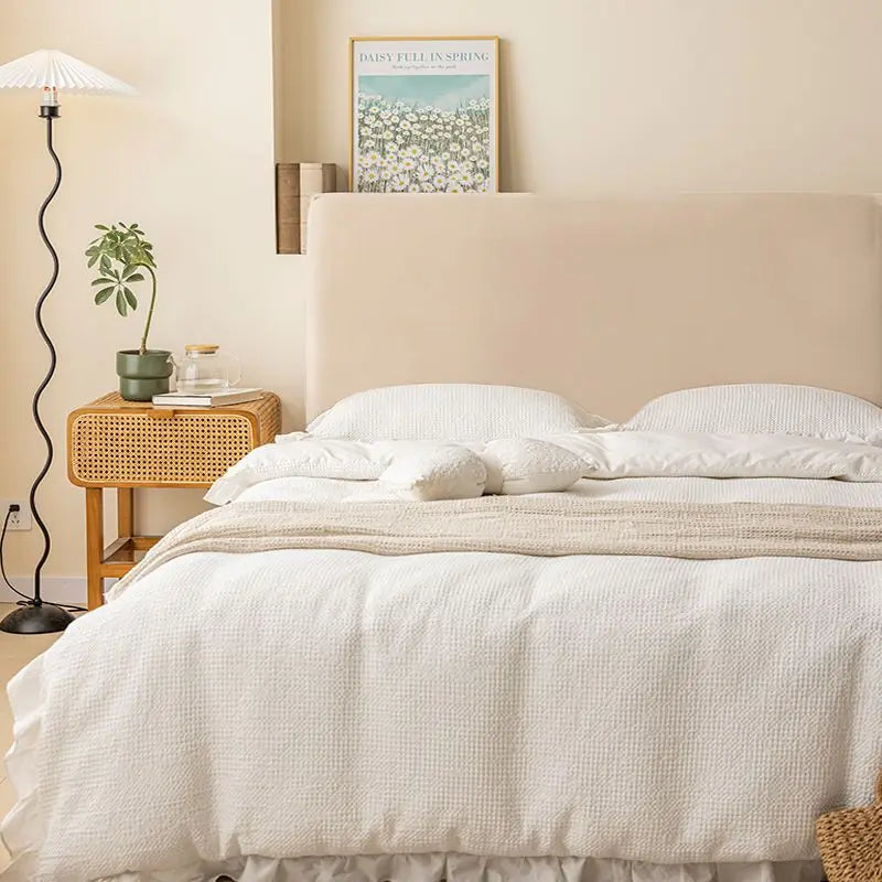 Soft Velvet Bed Head Cover Thicken Elastic Bed Cover All-inclusive Comfortable Headboard Cover for Home
