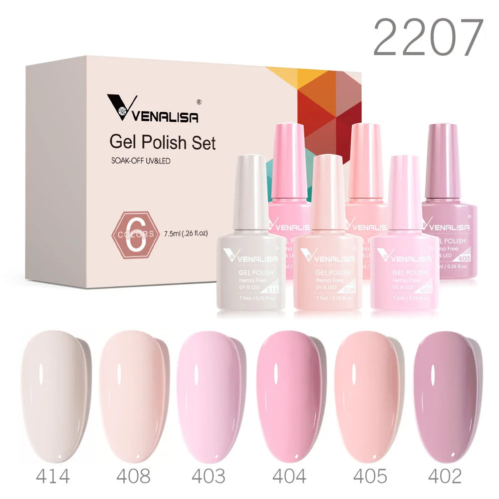 Venalisa Nail Gel Polish Fall Nail TPO FREE Long Wear Semi Permanent Soak Off UV LED Gel Nail Polish Gel Lacquer