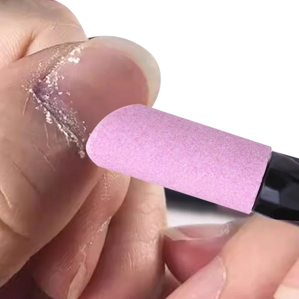 Nail File Cuticle Stone Pusher Nails Sanding Sticks Nail Art Pen Cuticle Remover Trimmer Buffer Manicure Tools Pushing Dead Skin