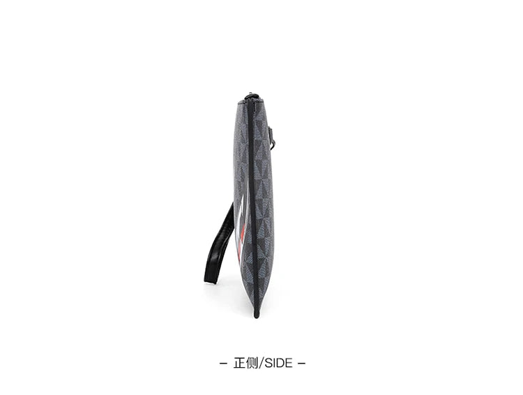 2026 New Men's Business Casual Clutch Bag Fashion Shark Print Envelope Bag Wallet Phone Bag Large Capacity Men's Gifts Pouch Pho