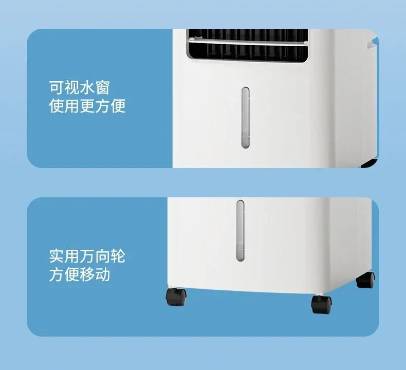 Portable Powerful Cooler: Cooling and Heating Dual-Use. For Home, Office, Dormitory. mini air conditioner