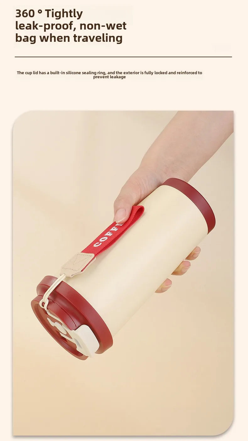 500ml Stainless Steel Coffee Milk Leak Proof Stir Cup Outdoor Office Business Portable Type-C Charge Automatic Self Stirring Mug