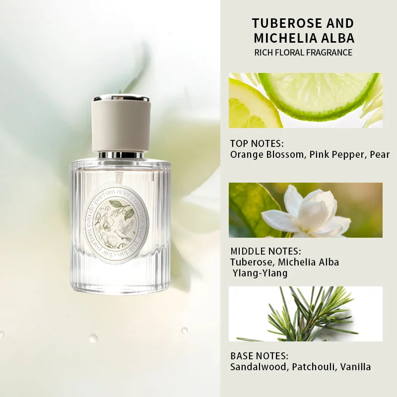12 Scents Summer Floral Perfume Series Luxury Romantic Long Lasting Women Fragrance for Daily Office Dating & Gifting
