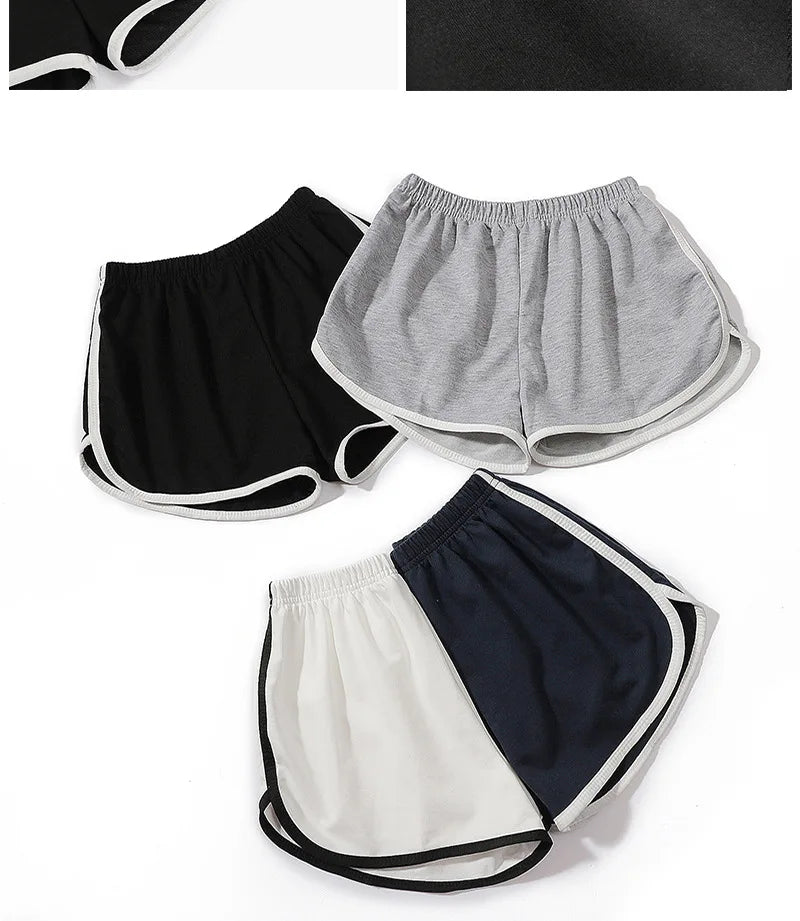 Simple Shorts Women's Home Yoga Beach Vacation Pants Casual Women's Sports Comprehensive Training Shorts Fitness Pants