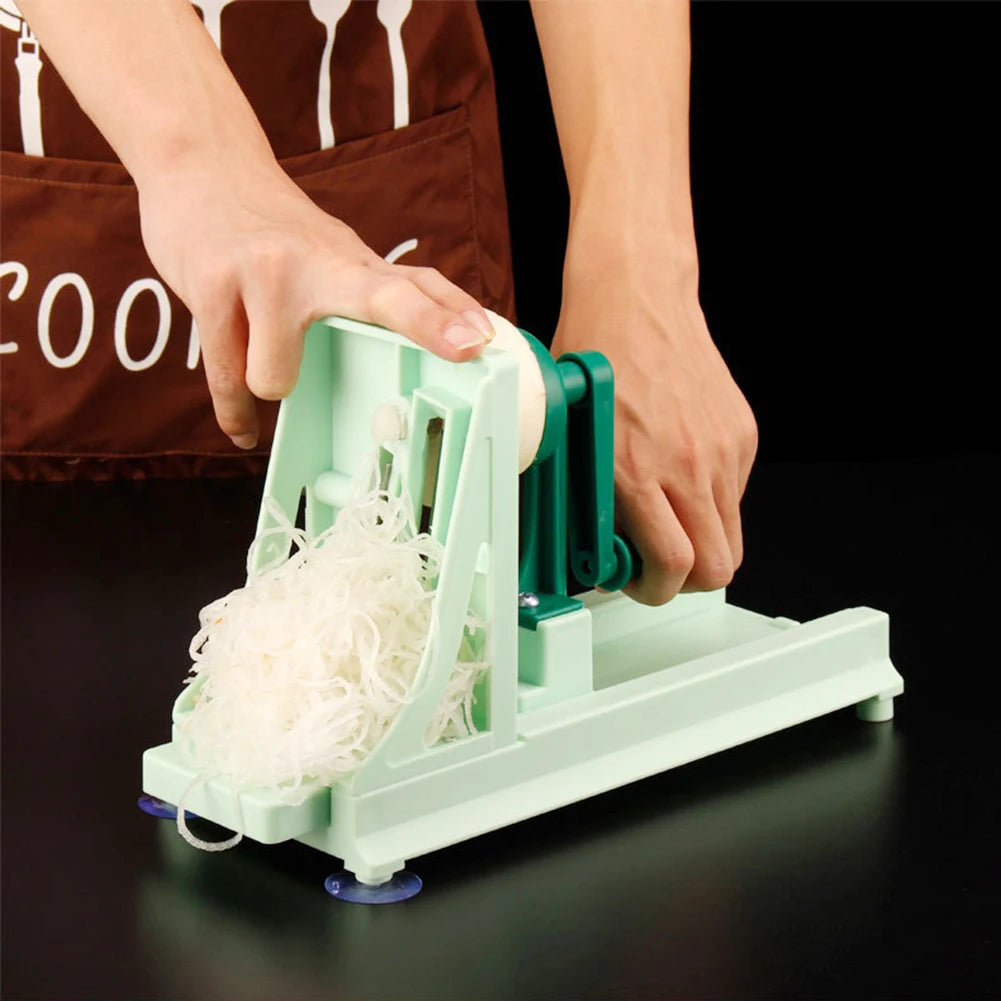 Manual Vegetable Spiral Slicer Multifunctional Vegetable Cutter Kitchen Tools Heavy Duty Veggie Spiralizer Kitchen Gadgets Tools