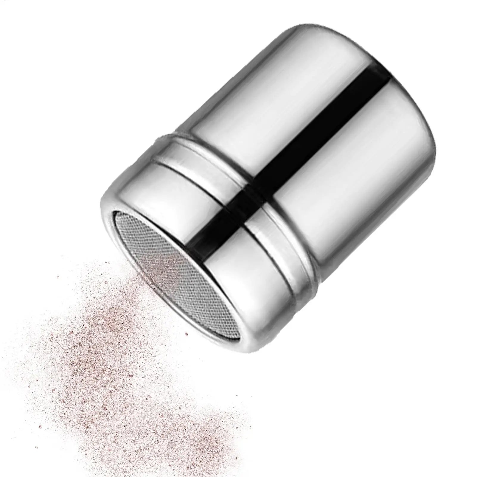 S/M/L Powder Sprinkler Bottle Stainless Steel Flour Sifter And Shaker Bottle Kitchen Gadgets Powder Shaker For Salt Sugar Cocoa