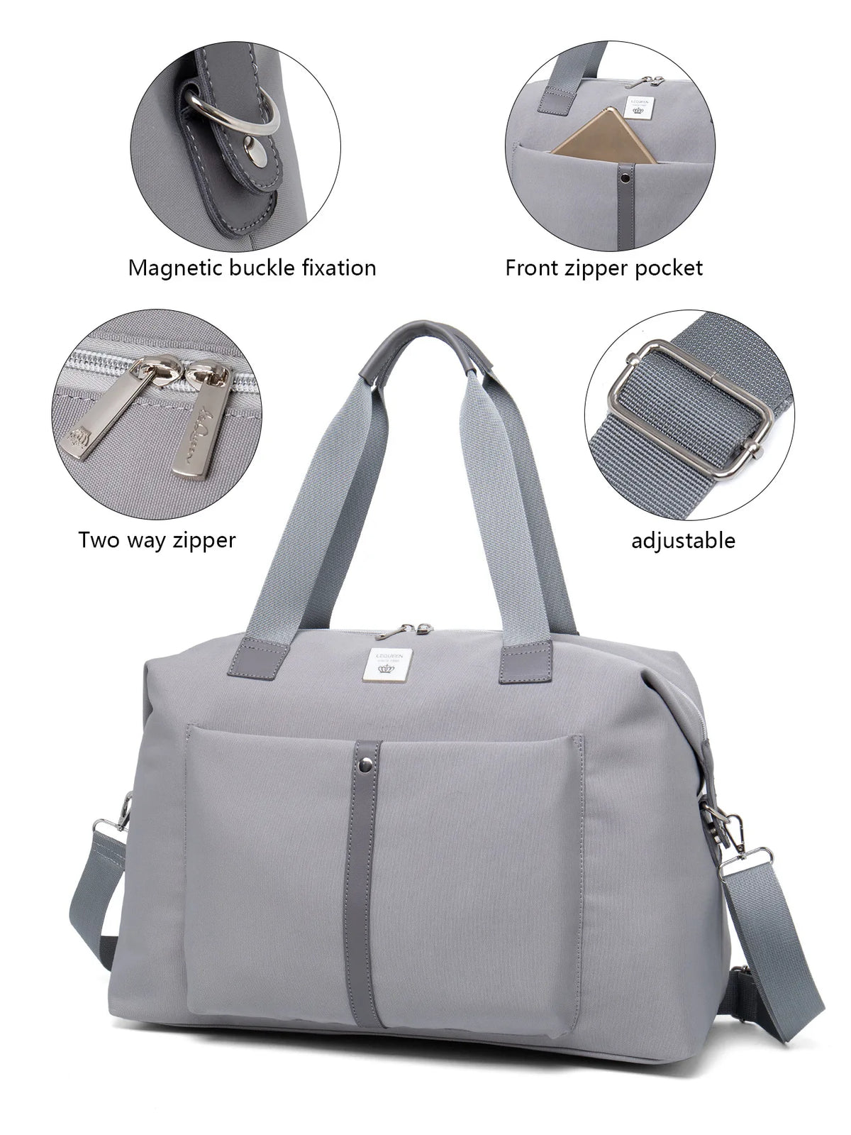 LEQUEEN Large Capacity Mommy Bag Maternity Bag Baby Stroller Hanging Bag Nappy Bags Multifunctional Storage Handbag Baby Items