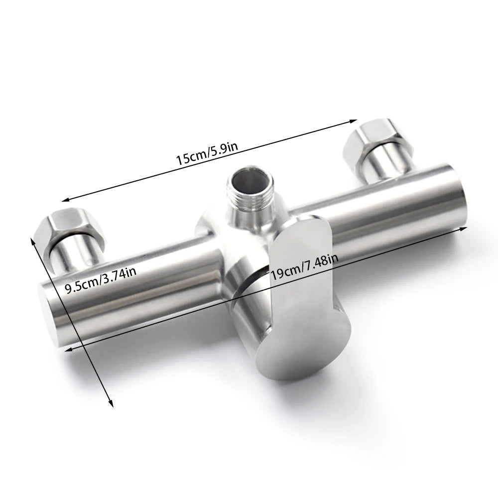 Shower Faucet Stainless Steel Hot Cold Water Tap Thermostatic Mixer Bathtub Wall bathroom Accessories Complete Cabin Systems