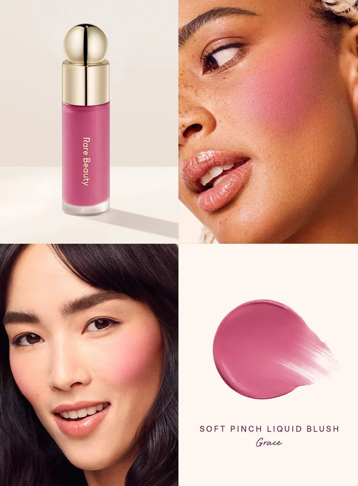 Hot Rare Beauty Soft Pinch Liquid Contour Lasting Moisturizer Liquid Blush Happy Hope Honesty Lip Gloss Makeup Highlight Powder