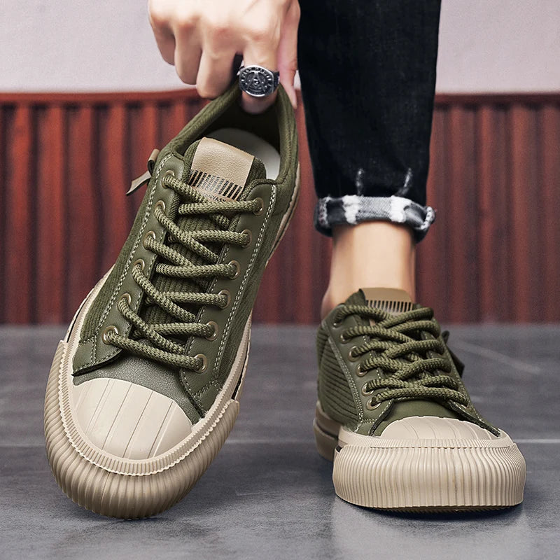 Fashion Men's Walking Sneakers Outdoor Man Casual Shoes Breathable Lightweight Board Shoes Platform Sport Footwear Running Shoes