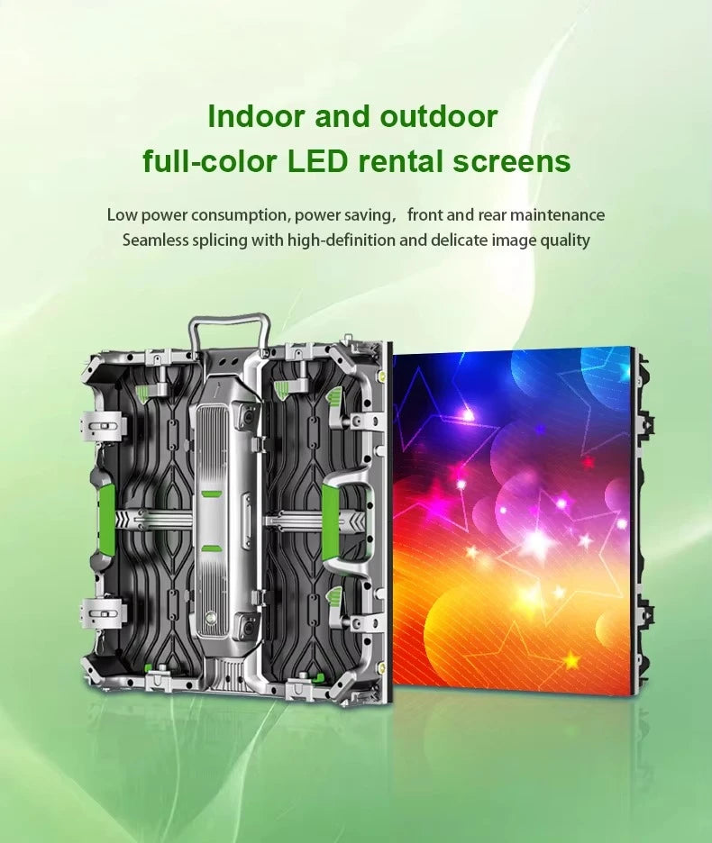 4mx3m Turnkey Complete System P2 P3 P2.6 P2.9 P3.91 LED Display 500mmx500mm LED Panel Backdrop Indoor Outdoor Rental LED Screen