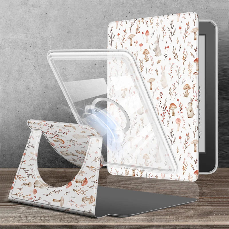 For Kindle 11th Generation Case 2024 RS23CV 360° Rotatable Magnetic Detachable Acrylic Case For Kindle 11th Gen C2V2L3 6" Funda