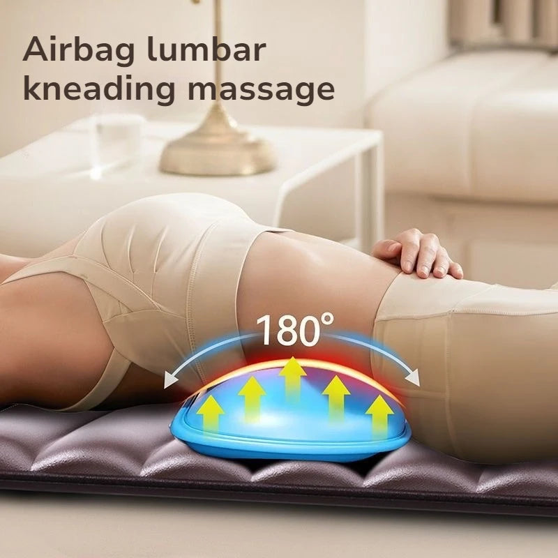 Electric Full Body Massage Mats Multifunctional High Frequency Vibration Heated Airbag Massage Cushion Relaxation Equipment