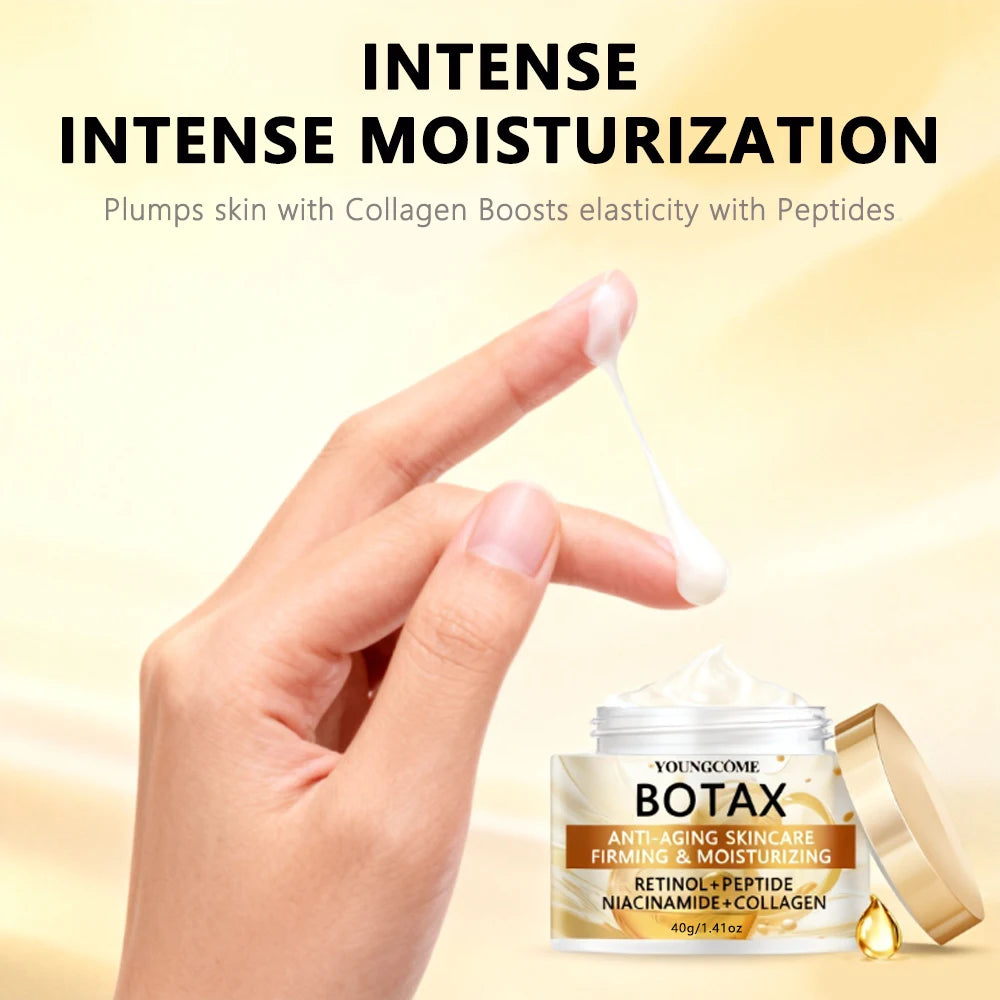 BOTAX Anti-Aging Skincare Cream with Retinol Peptides Niacinamide & Collagen for Firming and Hydrating Daily Use