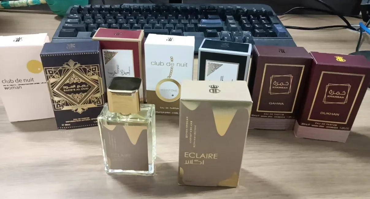 Arabian Brand Perfume Classic Cologne Creamy Muffin Woody Scent Long-lasting Fresh Unisex Fragrance Spray Charming Perfume 30ml