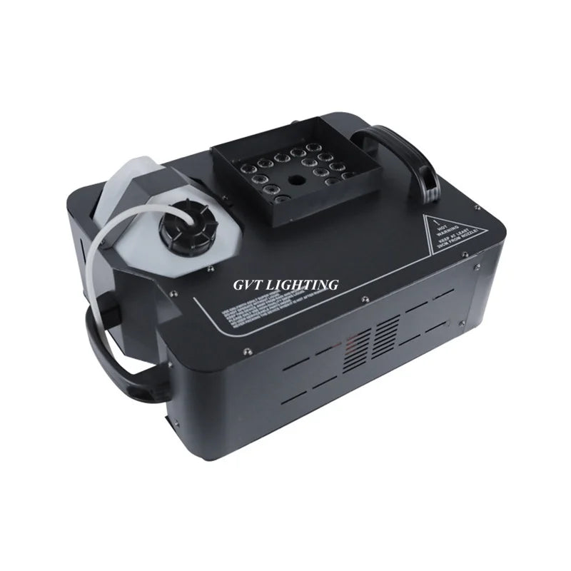New 1500W Smoke Machine Fogger Color Changing Red Green Blue Full Color Triple RGB 24 LED 3 In 1 Colorful Fog Machine