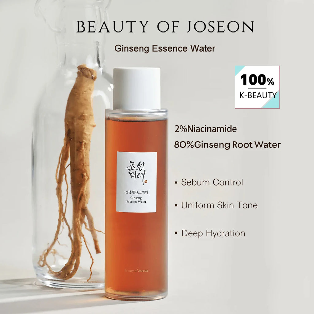 BEAUTY OF JOSEON Ginseng Essence Water 150ml, Deep Skin Hydration, Soothe Dry Skin, K-Beauty, Korean Cosmetics, Korean Skincare