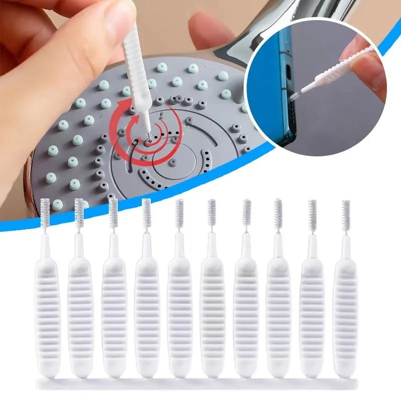 10-100Pcs Shower Cleaning Artifact Nozzle Cleaning And Dredging Needle Shower Cleaning Brush
