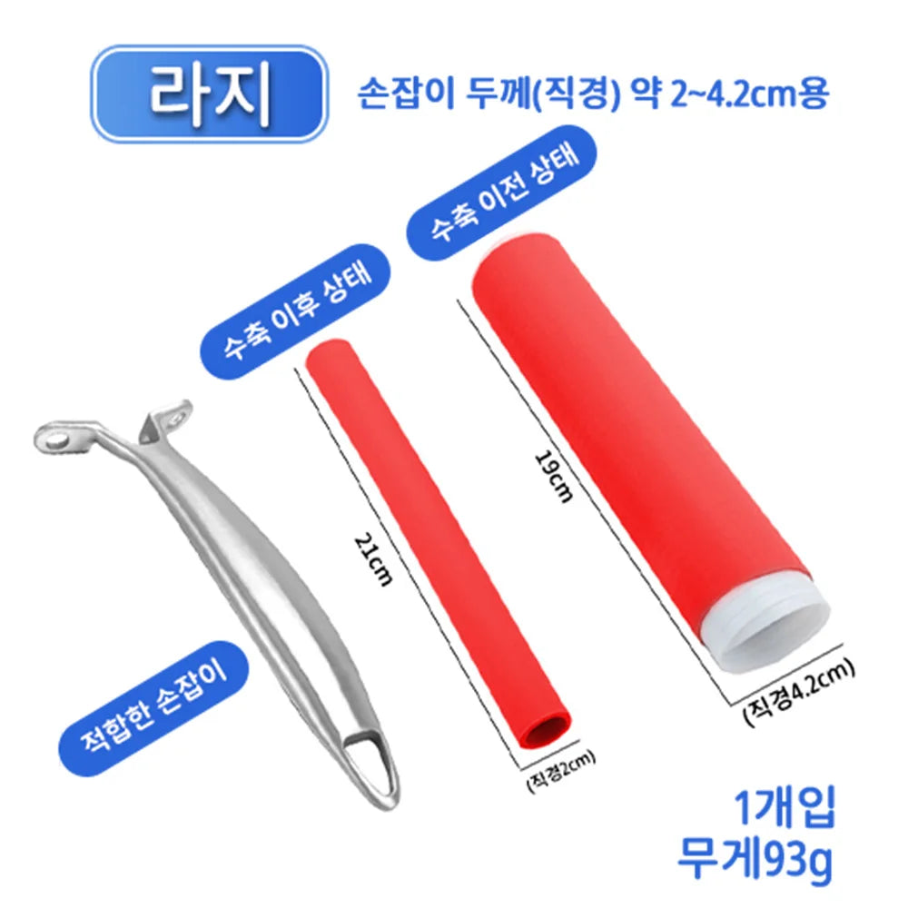 Silicone Pot Handle Covers Heat Resistant Non Slip Grips Cast Iron Pans Anti-Scalding Handle Sleeves, Kitchen Gadgets