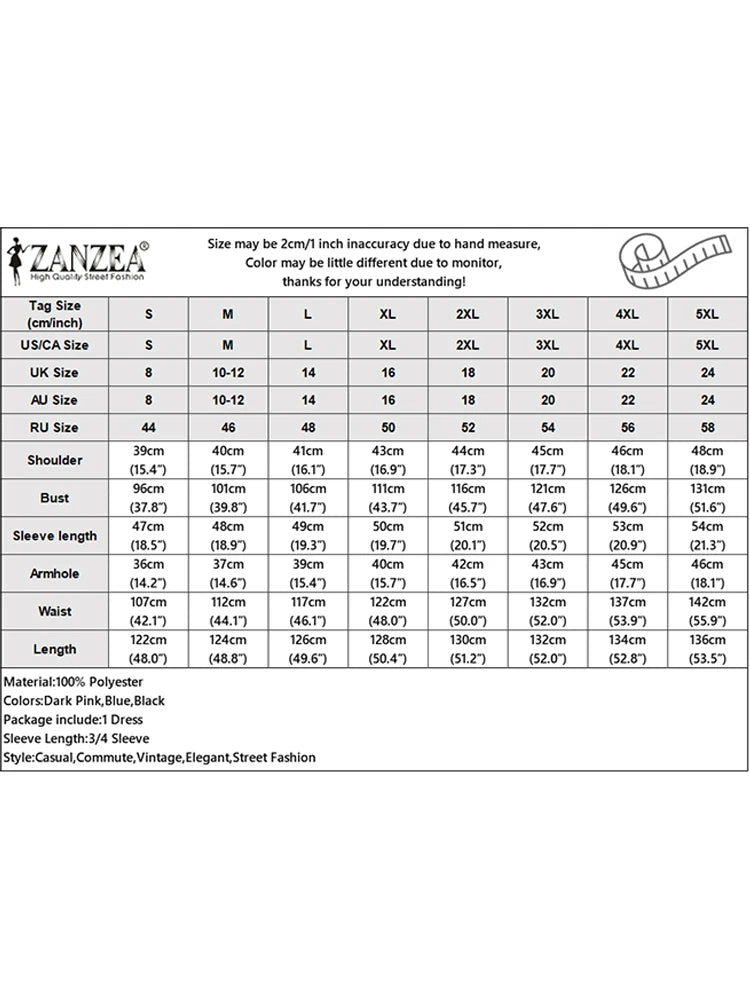 ZANZEA Women Fashion Shirt Dress 2025 Office Striped Dresses Autumn Summer Dress Elegant Lapel Neck Short Sleeve Midi Sundress