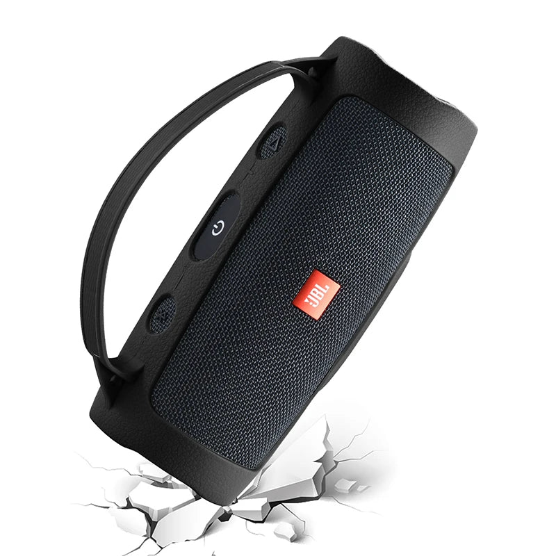 Bluetooth Speaker Case Soft Silicone Cover Skin With Strap Carabiner for JBL Charge Essential 2 Wireless Bluetooth Speaker Bag