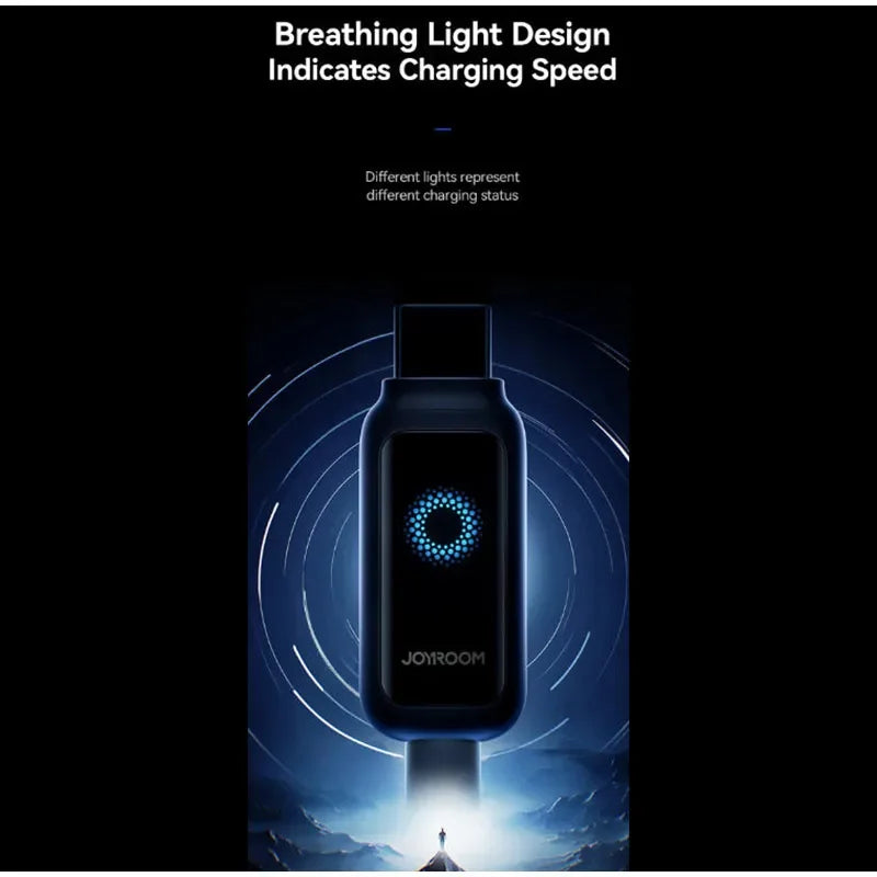 100W USB Type C Automatic Power Off 1.2M Data Cable  Type C To Type C Fast Charging Cable For iPhone 17 16 15 Huawei OPPO Xiaomi