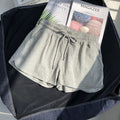 High Waisted Elastic Sports Shorts for Women Loose and Casual Summer New Style Wide Leg Pants Home Sleepwear Trendy