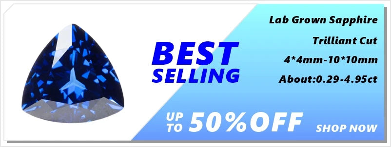 ABCLab Grown Sapphire Royal Blue Color Multiple Cuts Available Gems For Jewelry Setting&Custom Design Selectable Certificate
