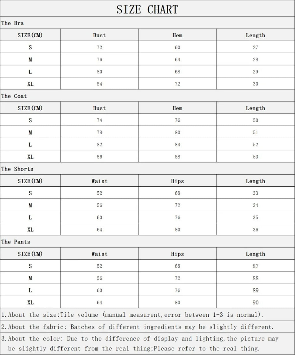 3PCS Women's Yoga Set Peach Hip Sports Jacket Shorts Fitness Set Tight Sports Bra Pants Set Workout Gym Leggings Sports Yoga Set