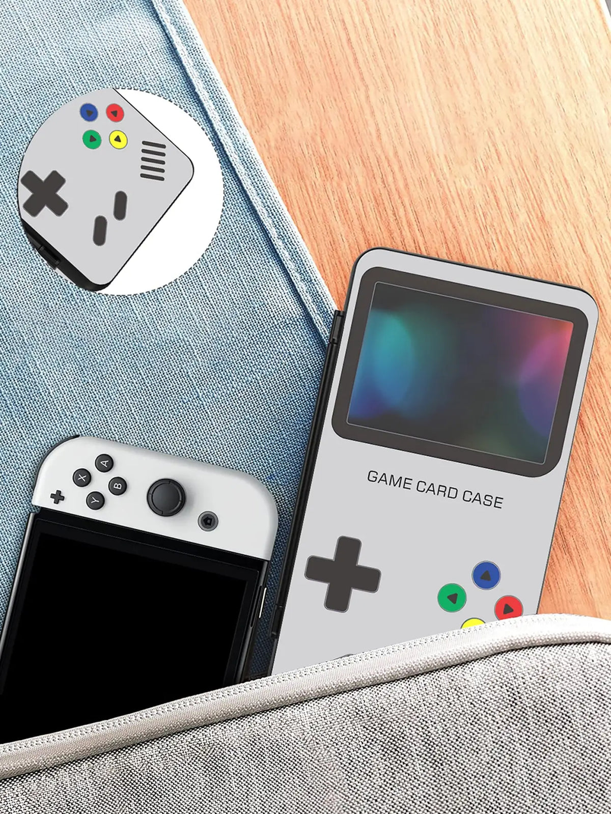 Suitable for Switch/Switch OLED/Switch Lite game card case, portable Switch game storage card, with 24 game card slots