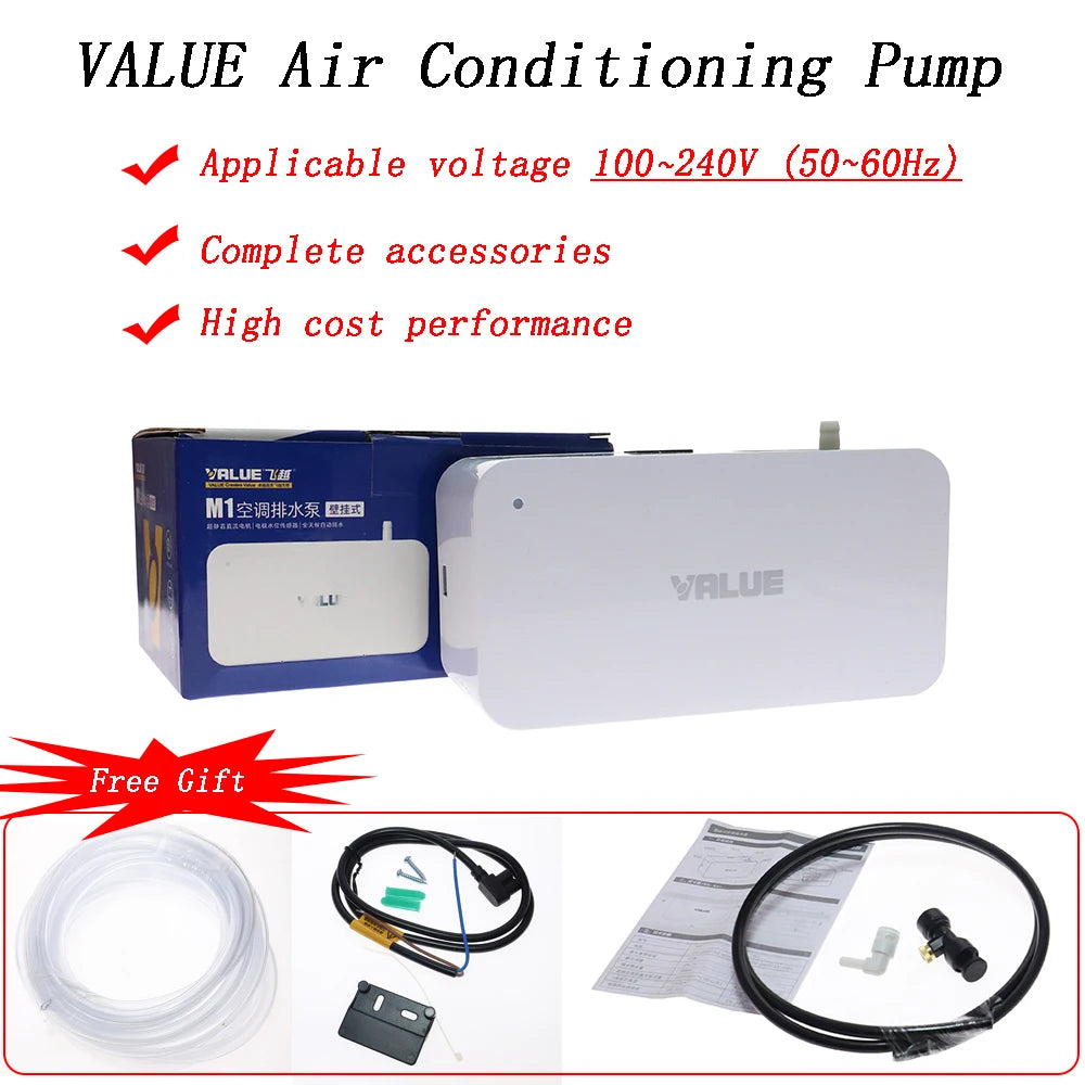VALUE 100V-240V Air Conditioning Water Automatic Ultra-quiet Condensate Pump Air Conditioner Drainage With atomization system
