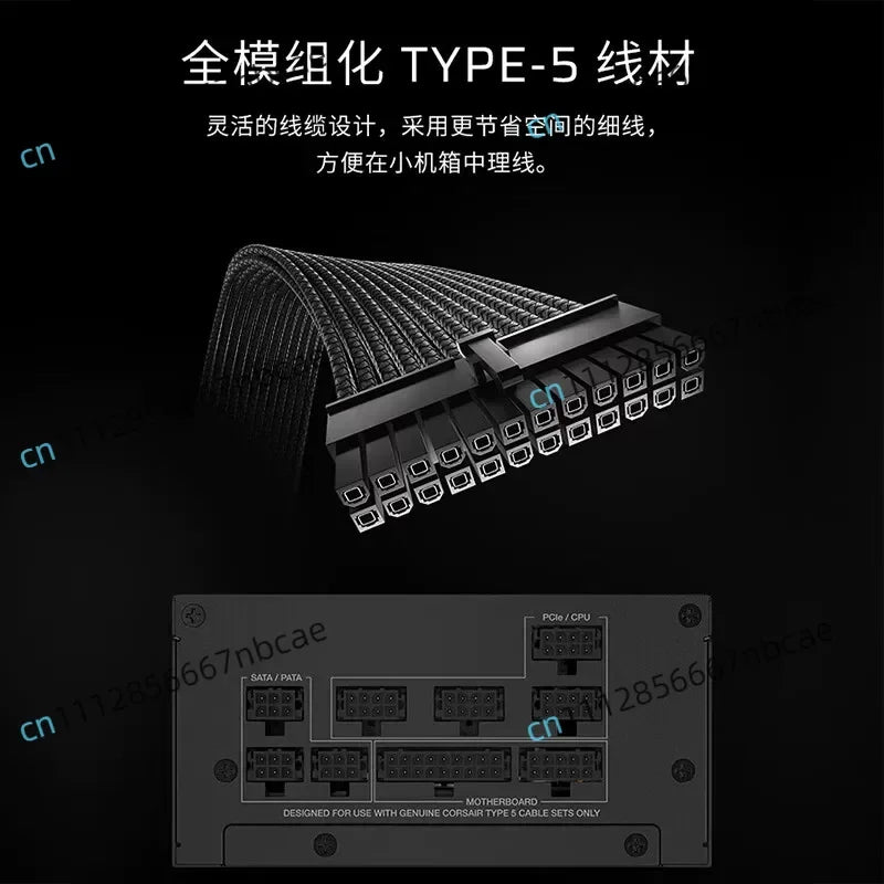 Suitable for SF Series SF450 450W SF600 600W 80 PLUS GOLD Active PFC SFX SFX12V MINI ITX Full Modular Power Supply
