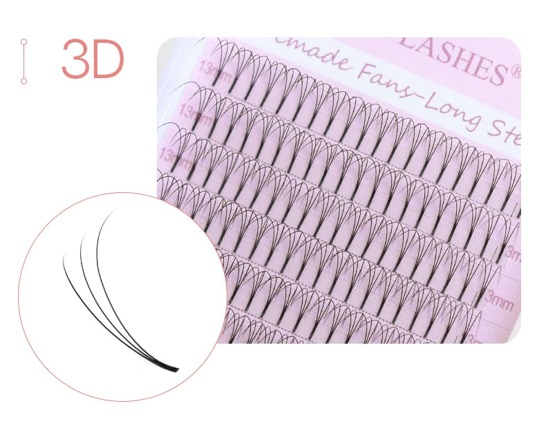 SONG LASHES Long Root Lashes Extensions Premade Volume Fans 2d/3d/4d/5d Faux Eye Lash Russian Volume Eyelash Extension
