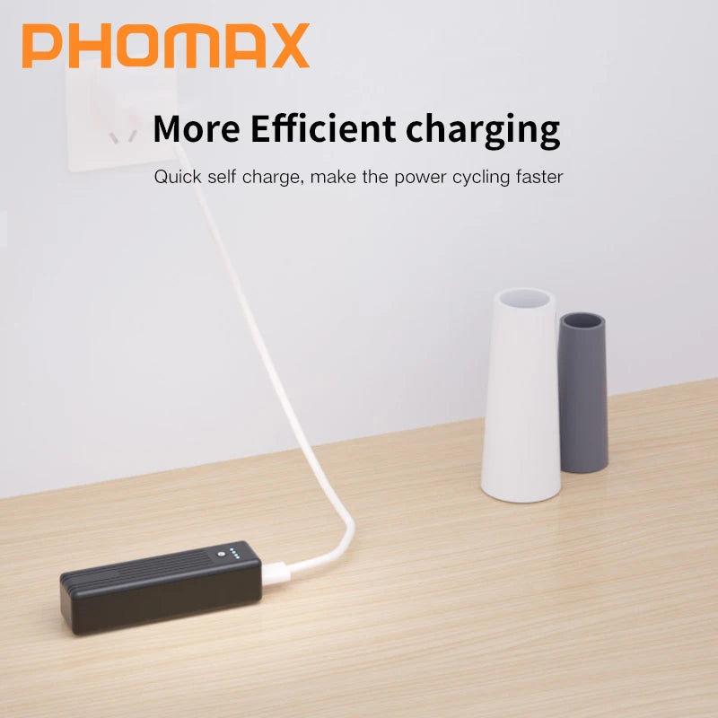 PHOMAX Universal Mini Power Bank 5000mah Led Digital Display Power Bank Portable Charger Small Power Bank for Smartphones