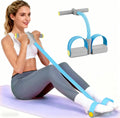 Durable 6-Tubes Multifunction Resistance Band, Natural Rubber Foot Pedal Resistance Bands, Fitness Resistance Bands